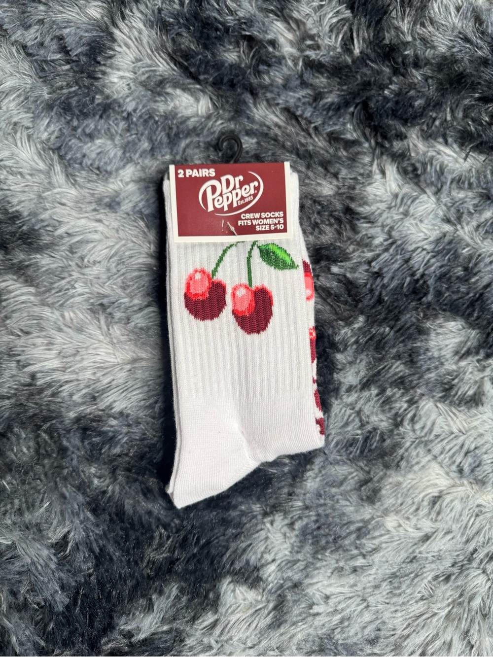 Logo Red Crew Socks - Branded Socks